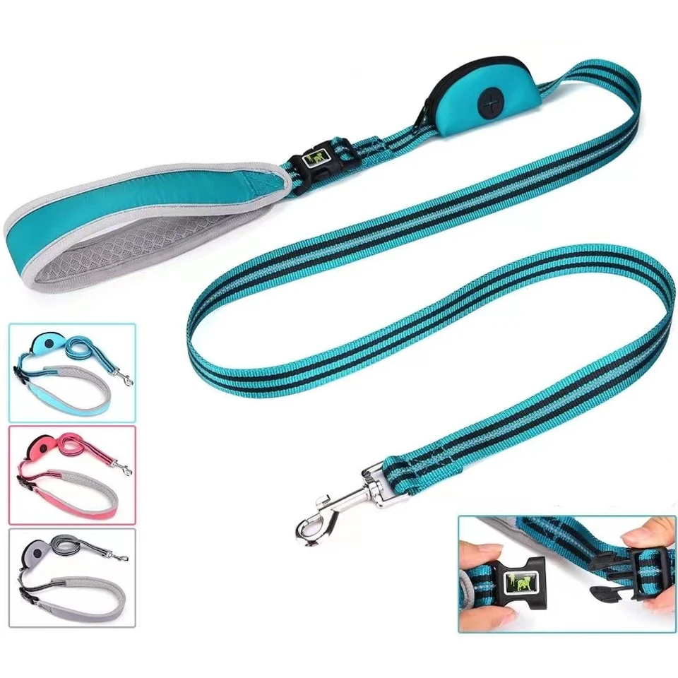 Pet Dog Leash Multi-Function with Poop Bag Dispenser One Key Unlock For Small Medium Large Dog 150cm 22 New
Pet Dog Leash Multi-Function with Poop Bag Dispenser One Key Unlock For Small Medium Large Dog 150cm 22 New