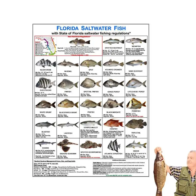 Magnetic Fishing Identification Card Color Photos Florida Waters Rules Identify Florida Waters Rules Card For Fishing
Magnetic Fishing Identification Card Color Photos Florida Waters Rules Identify Florida Waters Rules Card For Fishing