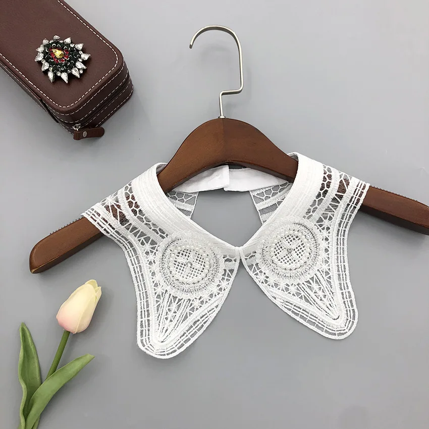 Handmade Lace Fake Collar for Women Shirt Detachable Collar Woman Sweater Blouse Tops Dress False Collar Neckwear Ties
Handmade Lace Fake Collar for Women Shirt Detachable Collar Woman Sweater Blouse Tops Dress False Collar Neckwear Ties