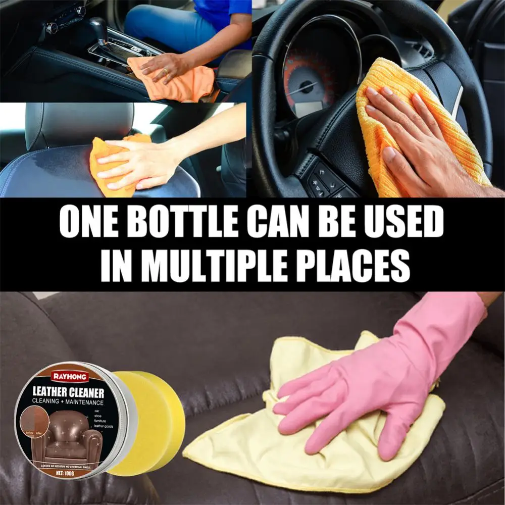 Leather Cleaning And Maintenance Kit Leather Retreading Care Cream For Leather Shoes, Sofas, Leather Clothes, Bags, Wallets
Leather Cleaning And Maintenance Kit Leather Retreading Care Cream For Leather Shoes, Sofas, Leather Clothes, Bags, Wallets