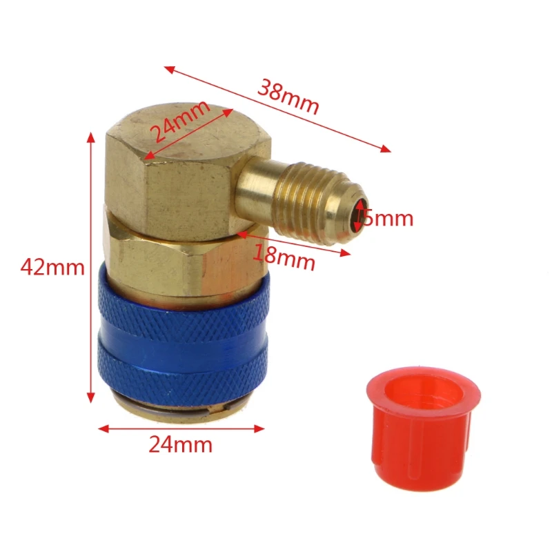 AC R134A Quick Connector Adapter Coupler Auto A/C Manifold Gauge Low/High HVAC 
AC R134A Quick Connector Adapter Coupler Auto A/C Manifold Gauge Low/High HVAC