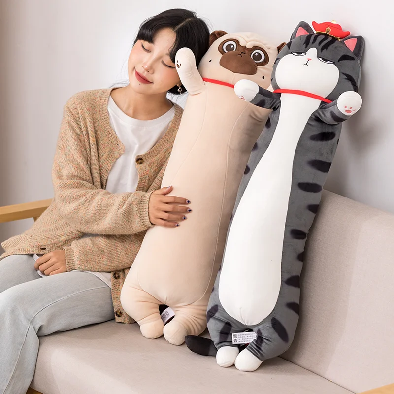 70-110cm Lovely Long Pug Dog Cat Plush Pillow Toy Cute Stuffed Animals Cat Soft Plushies Sleeping Pillow Home Room Bed Decor 
70-110cm Lovely Long Pug Dog Cat Plush Pillow Toy Cute Stuffed Animals Cat Soft Plushies Sleeping Pillow Home Room Bed Decor