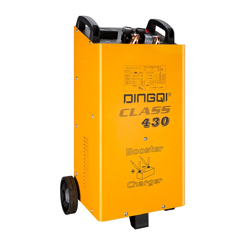 DINGQI class 430 12v portable car battery charger booster charger for lithium ion 110v 300v 400V DC charging
DINGQI class 430 12v portable car battery charger booster charger for lithium ion 110v 300v 400V DC charging