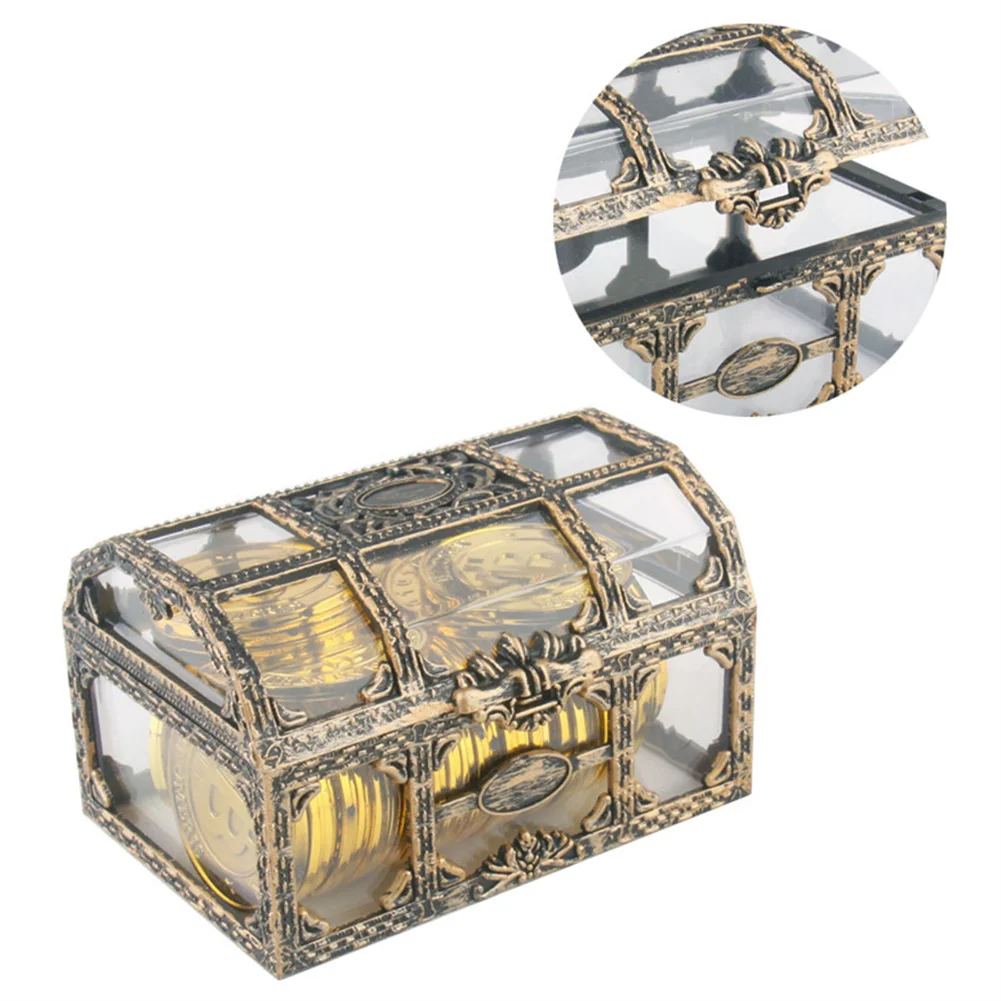Retro Plastic Transparent Pirate Treasure Box Candy Trinket Jewelry Crystal Gems Storage Box Organizer Bedroom Decoration
Retro Plastic Transparent Pirate Treasure Box Candy Trinket Jewelry Crystal Gems Storage Box Organizer Bedroom Decoration