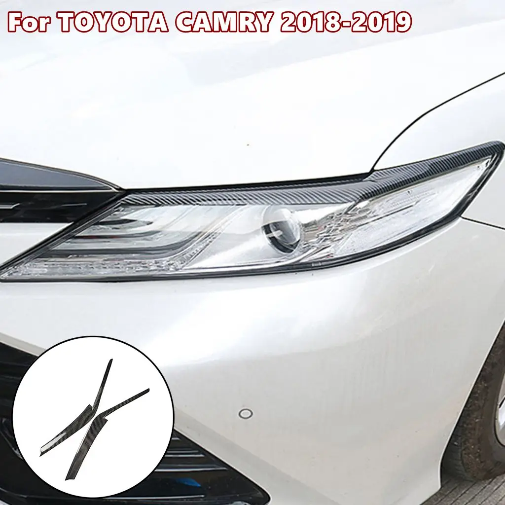 1 Pair Real Carbon Fiber Headlight Lid Eyebrow EyeLids Fit For TOYOTA CAMRY 2018 2019 Car Stickers Eyelids Trim Cover
1 Pair Real Carbon Fiber Headlight Lid Eyebrow EyeLids Fit For TOYOTA CAMRY 2018 2019 Car Stickers Eyelids Trim Cover
