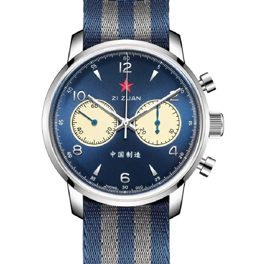 RED STAR 42mm 1963 Pilot Chronograph Watch Seagull ST19 Movement Sapphire Glass Crystal Luxury Fashion Mechanical Clock for Male
RED STAR 42mm 1963 Pilot Chronograph Watch Seagull ST19 Movement Sapphire Glass Crystal Luxury Fashion Mechanical Clock for Male