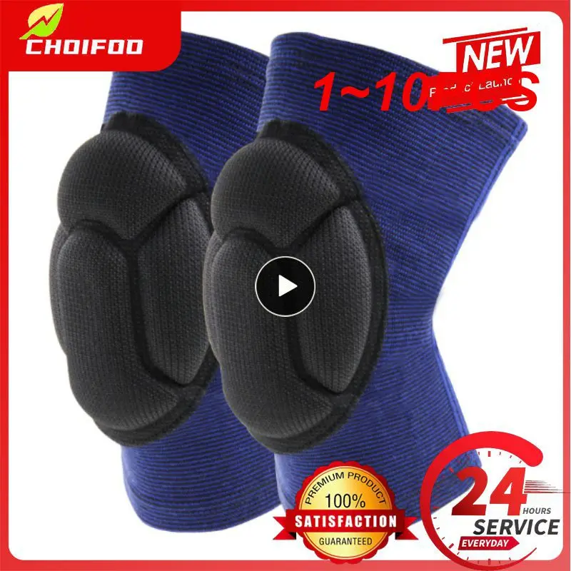 

1~10PCS Pair Protective Knee Pads Thick Sponge Football Volleyball Extreme Sports Anti-Slip Collision Avoidance Kneepad Brace