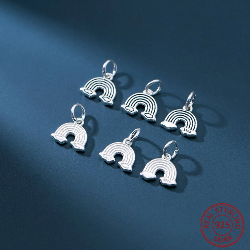 

S925 Серебряные дизайнерские милые Подвески в форме облака для изготовления браслета ожерелья Аксессуары для рукоделия материал