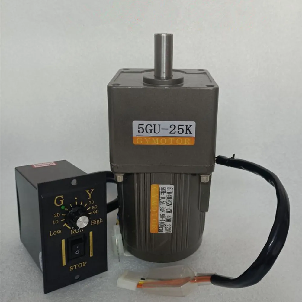 AC 220V 40W 45rpm - 675rpm Single Phase Motor, AC Regulated Speed Motor With Gearbox And Controller
AC 220V 40W 45rpm - 675rpm Single Phase Motor, AC Regulated Speed Motor With Gearbox And Controller