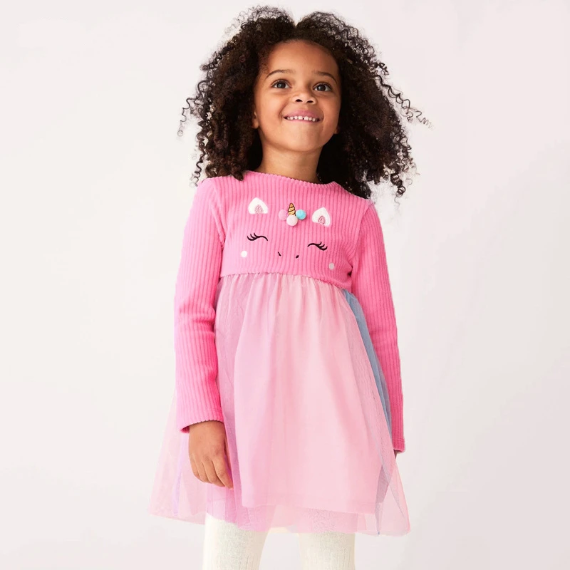 Girl Princess New Children's Clothing Autumn Cartoon Long Sleeve Round Neck Girls' Dress Casual Clothes 2-8 years for Cute Girls
Girl Princess New Children's Clothing Autumn Cartoon Long Sleeve Round Neck Girls' Dress Casual Clothes 2-8 years for Cute Girls