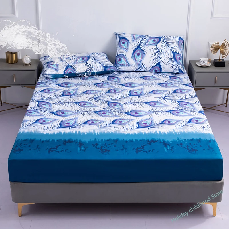 Waterproof Marble Printed Fitted Sheet Bed Cover Mattress Protector,Sheet With Elastic Band 160*200,Breathable Soft
Waterproof Marble Printed Fitted Sheet Bed Cover Mattress Protector,Sheet With Elastic Band 160*200,Breathable Soft