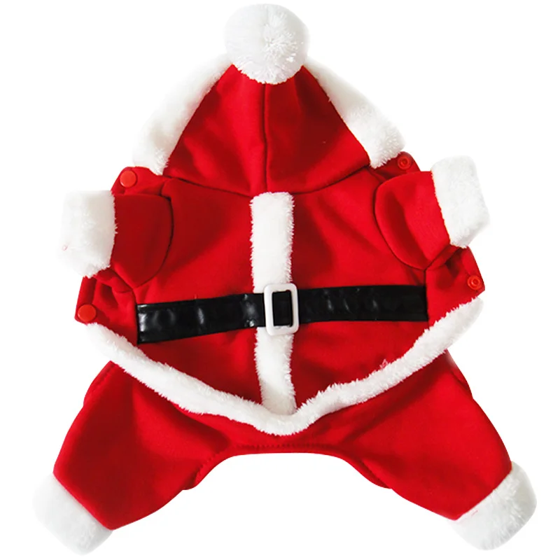 Dog Christmas Clothes Funny Winter Festival Flannel Pet Coat New Year Santa Christmas Costume Fashion Puppy Hooded Coat Jackets
Dog Christmas Clothes Funny Winter Festival Flannel Pet Coat New Year Santa Christmas Costume Fashion Puppy Hooded Coat Jackets