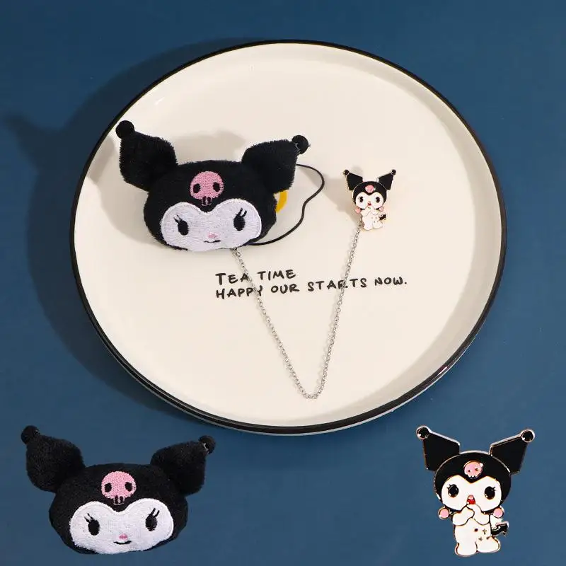 Kawaii Sanrioed Kuromied Plush Brooch Clothes Badges Backpacks Couple Cartoon Pendant Alloy Decoration Pin Girl accessories Gift
Kawaii Sanrioed Kuromied Plush Brooch Clothes Badges Backpacks Couple Cartoon Pendant Alloy Decoration Pin Girl accessories Gift