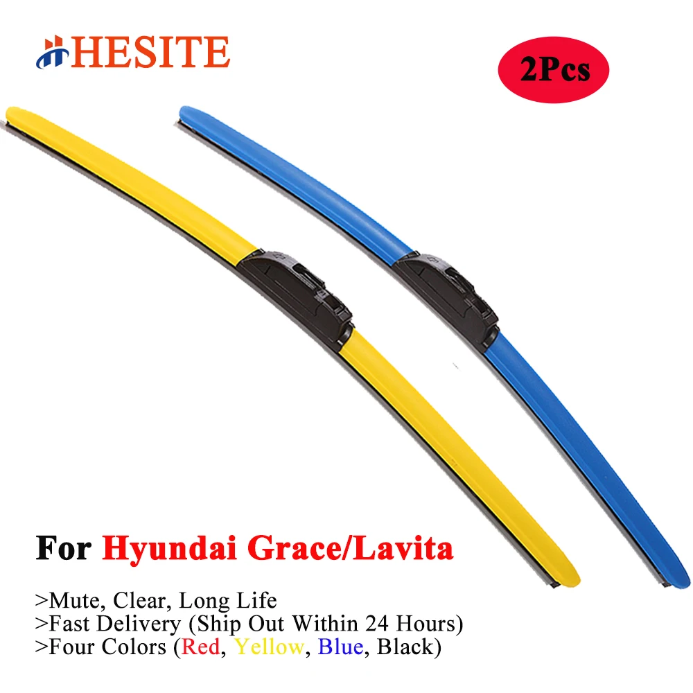 HESITE Colorful Wiper Blades For Hyundai Grace Minibus And Lavita 2000 2002 2003 2004 2005 2006 2008 2010 Car Glass Accessories
HESITE Colorful Wiper Blades For Hyundai Grace Minibus And Lavita 2000 2002 2003 2004 2005 2006 2008 2010 Car Glass Accessories