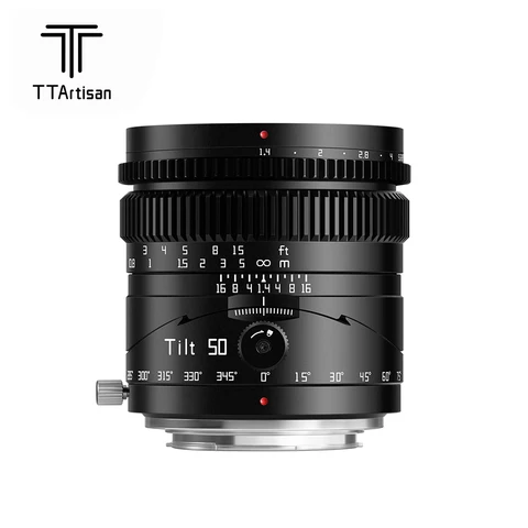 Наклонный объектив TTArtisan 50 мм F1.4