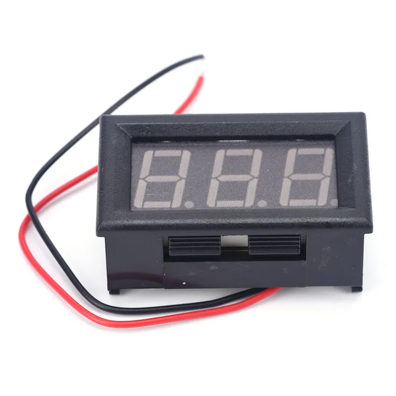 1pc DIY Mini Voltmeter Tester Digital Voltage Test Battery DC 0-30V 0-100V 3 Wires Red Green Blue For Auto Car LED Display Gauge
1pc DIY Mini Voltmeter Tester Digital Voltage Test Battery DC 0-30V 0-100V 3 Wires Red Green Blue For Auto Car LED Display Gauge