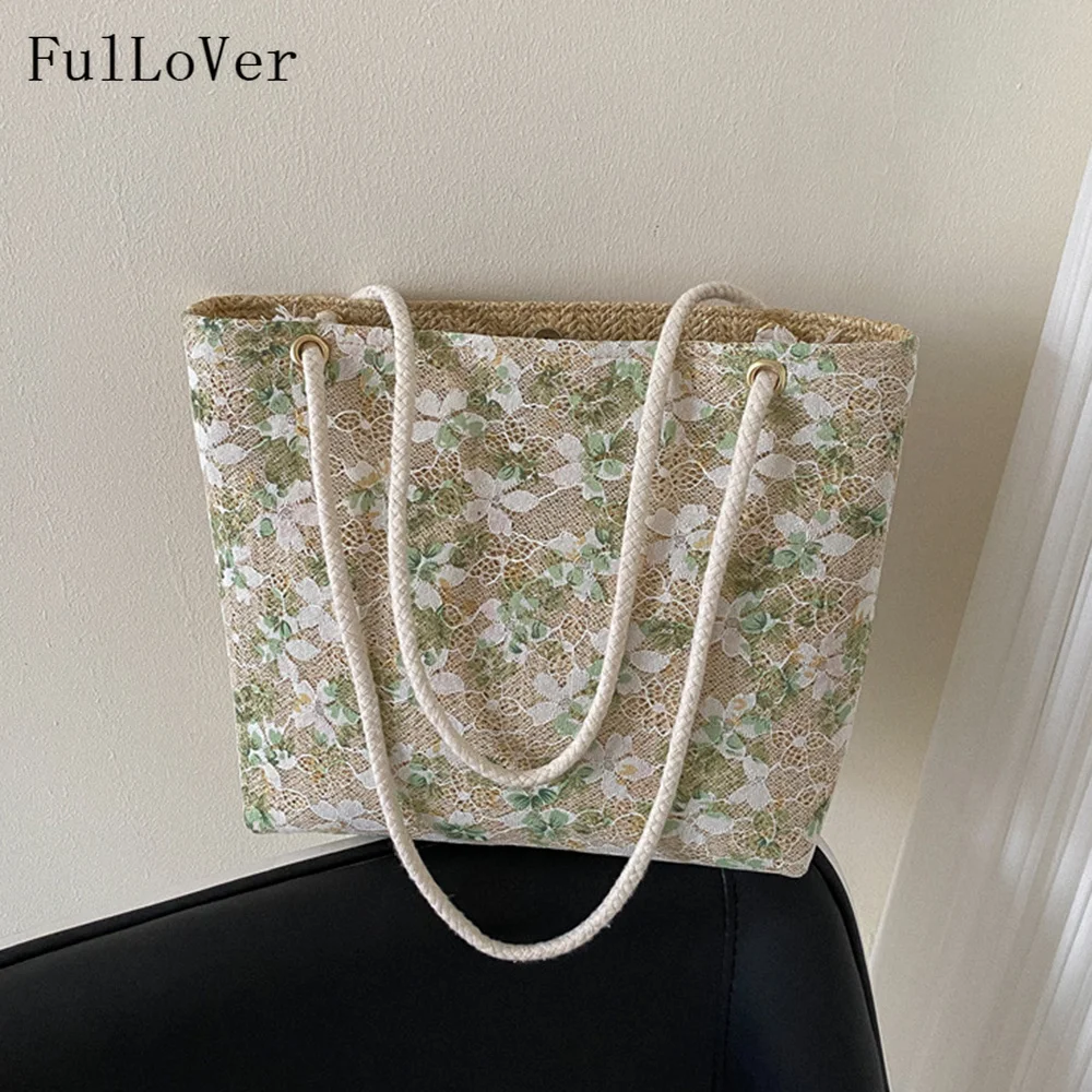 Summer Straw Large Capacity Tote Handbags For Female 2022 Fashion Lace Shoulder Bags Large Capacity New Tote Bags Woven Bags
Summer Straw Large Capacity Tote Handbags For Female 2022 Fashion Lace Shoulder Bags Large Capacity New Tote Bags Woven Bags