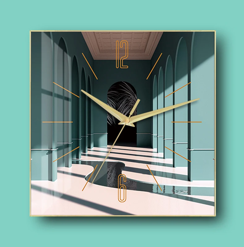 Square clock personality creative Nordic light luxury modern wall clock living room home fashion mute clock wall 30X30 CM
Square clock personality creative Nordic light luxury modern wall clock living room home fashion mute clock wall 30X30 CM