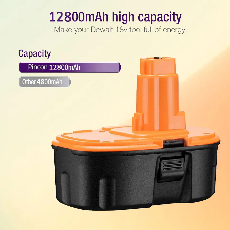 2022 18V 12800mAh DeWalt Replacement Compatible Dewalt 18VBattery XRP DC9096 DC9099 DC9098 DW9099 DW9098 Cordless Power Tools
2022 18V 12800mAh DeWalt Replacement Compatible Dewalt 18VBattery XRP DC9096 DC9099 DC9098 DW9099 DW9098 Cordless Power Tools