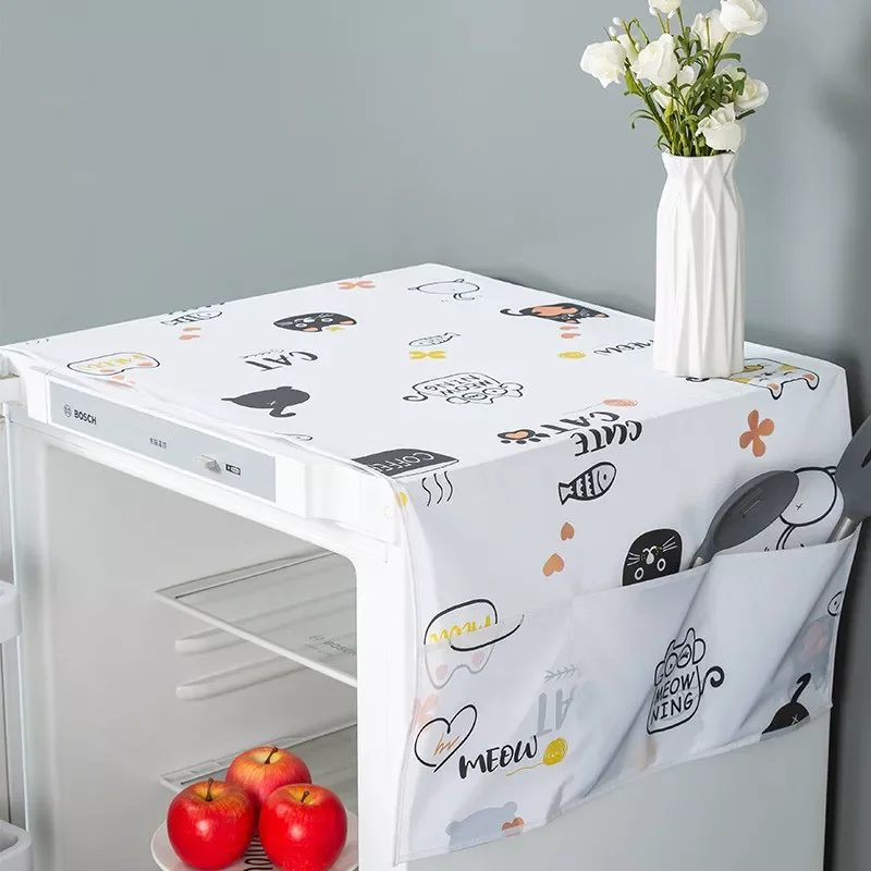 2022New Refrigerator Cover Anti-dust Washing Machine Fridge Cover Towel Pocket Hanging Storage Bag Refrigerator Organizer
2022New Refrigerator Cover Anti-dust Washing Machine Fridge Cover Towel Pocket Hanging Storage Bag Refrigerator Organizer