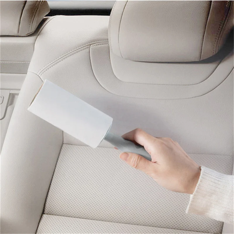 60 Sheets Clothes Dust Remover Sticky Paper Pet Dog Hair Brush With Handle Fabric Fluff Roller Cleaner Brush Cleaning Tool
60 Sheets Clothes Dust Remover Sticky Paper Pet Dog Hair Brush With Handle Fabric Fluff Roller Cleaner Brush Cleaning Tool