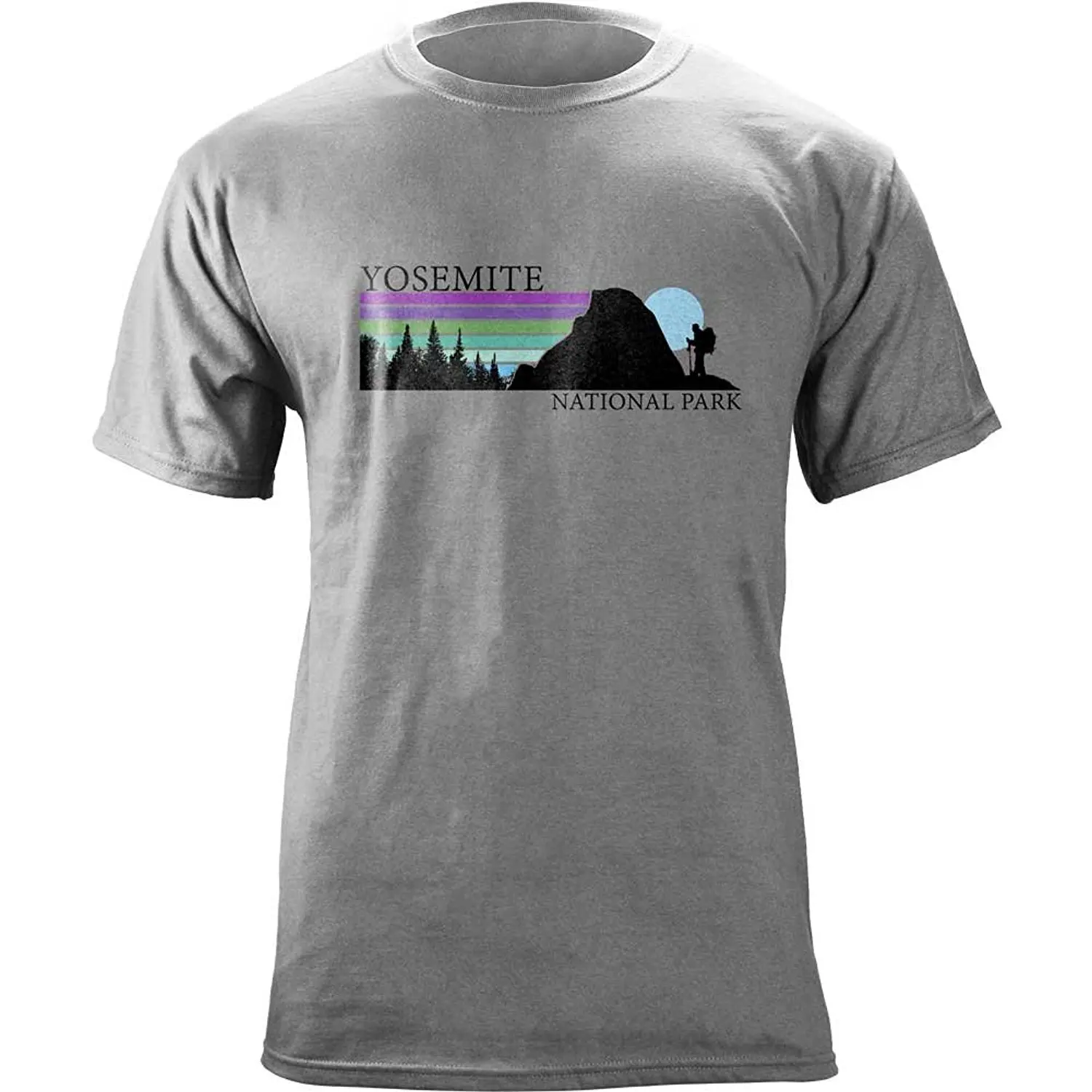 

New Summer Men Tee Shirt Retro Yosemite National Park 80'S T-Shirt Custom Aldult Teen Unisex Digital Printing Fashion Funny New