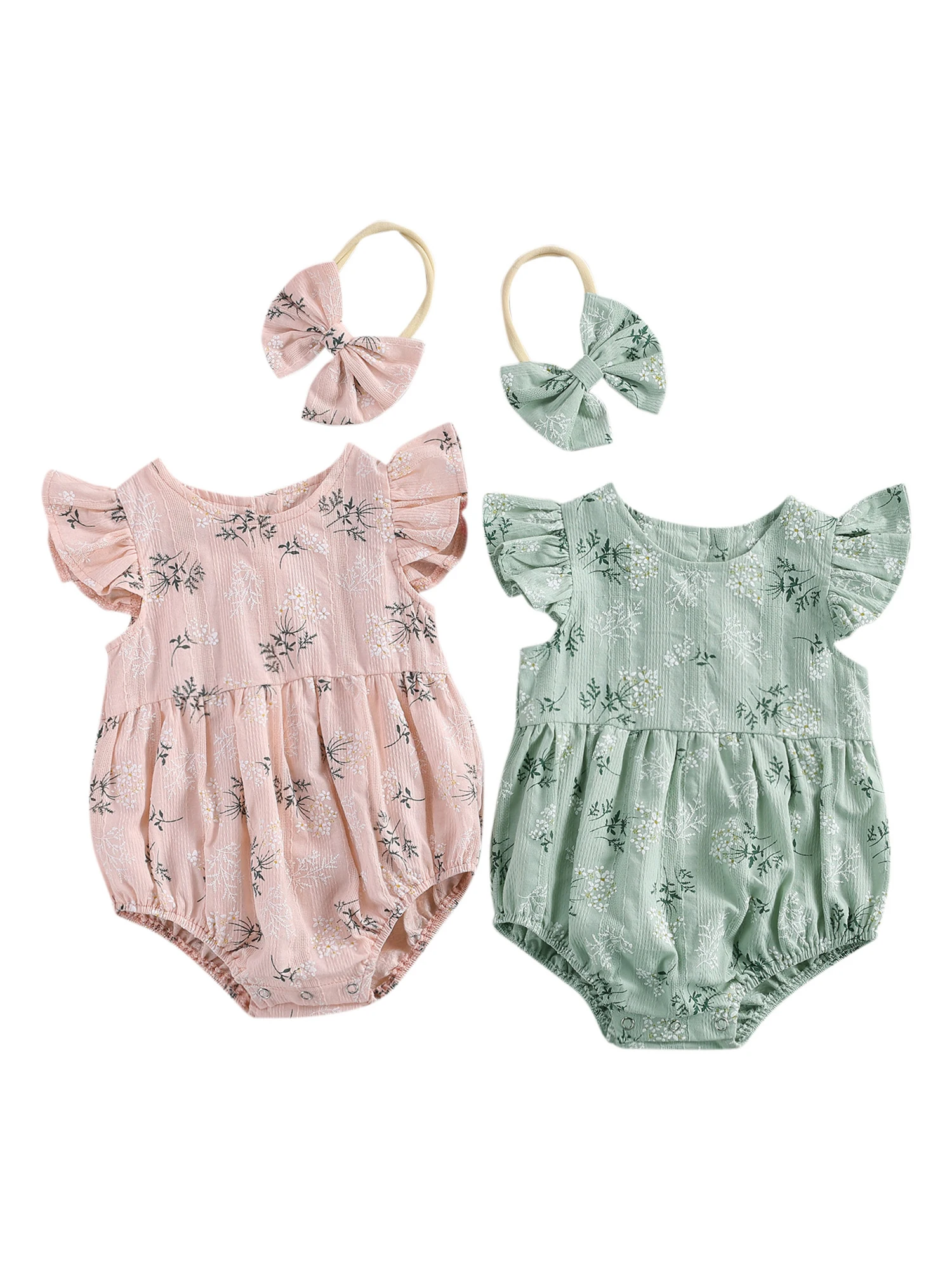 0-24M Summer Flower Newborn Infant Baby Girls Romper Ruffles Floral Sleeveless Jumpsuit Sunsuit Costumes Outfits
0-24M Summer Flower Newborn Infant Baby Girls Romper Ruffles Floral Sleeveless Jumpsuit Sunsuit Costumes Outfits