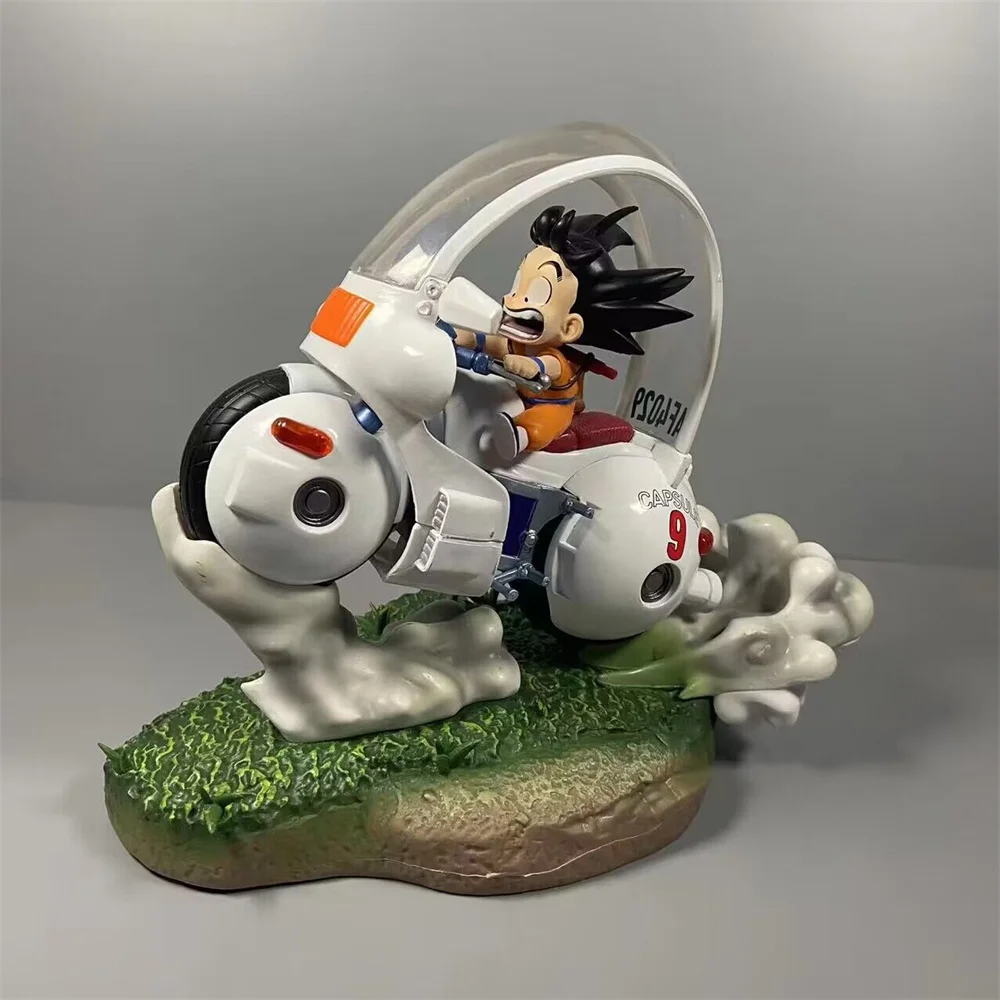 Anime Dragon Ball Z Super Saiyan Son Goku GK Childhood Motorcycle PVC Action Figure Collectible Model Doll Toy 21cm
Anime Dragon Ball Z Super Saiyan Son Goku GK Childhood Motorcycle PVC Action Figure Collectible Model Doll Toy 21cm