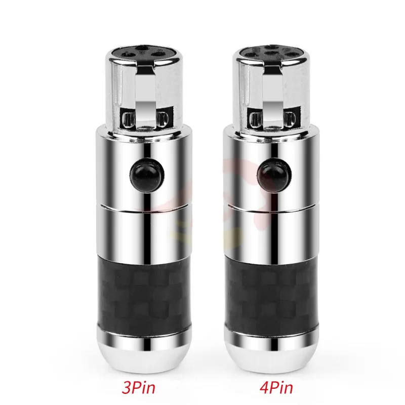 Mini XLR Female 3pin 4pin Audio Plug Connector Rhodium Plated Speaker Mic Jack XLR Balance Cable DT1770 HIFI Headphone Adapter 
Mini XLR Female 3pin 4pin Audio Plug Connector Rhodium Plated Speaker Mic Jack XLR Balance Cable DT1770 HIFI Headphone Adapter