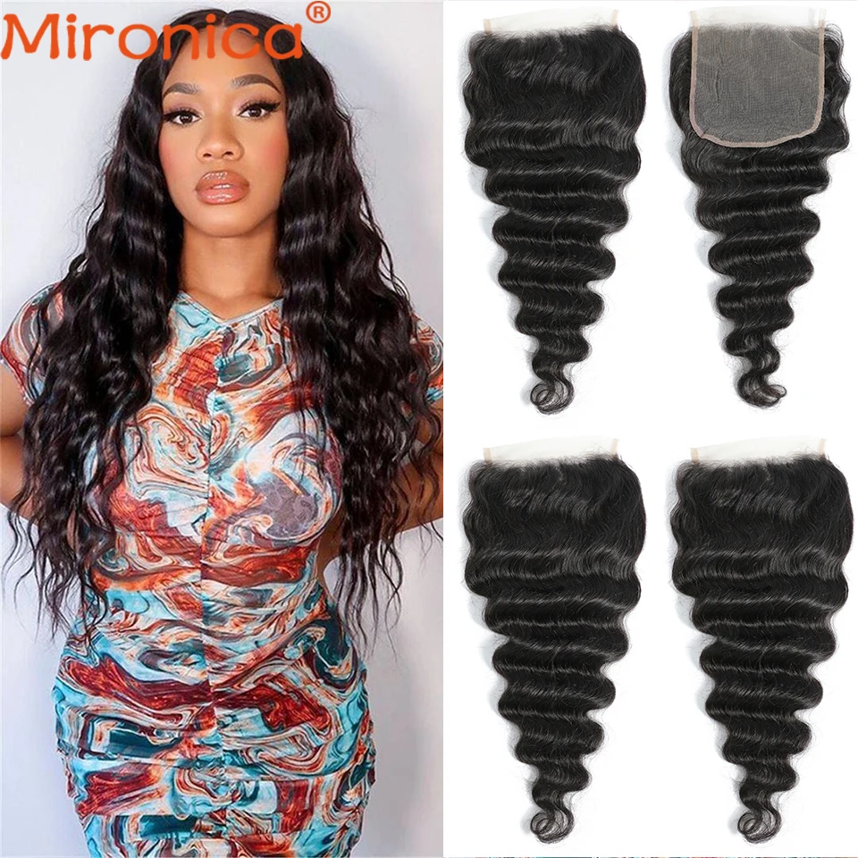 Mironica 13x4 Ear to Ear Loose Deep Wave Lace Closure Only 5x5 6x6 HD Transparent Lace Clousre Brazilian Loose Deep Human Hair
Mironica 13x4 Ear to Ear Loose Deep Wave Lace Closure Only 5x5 6x6 HD Transparent Lace Clousre Brazilian Loose Deep Human Hair