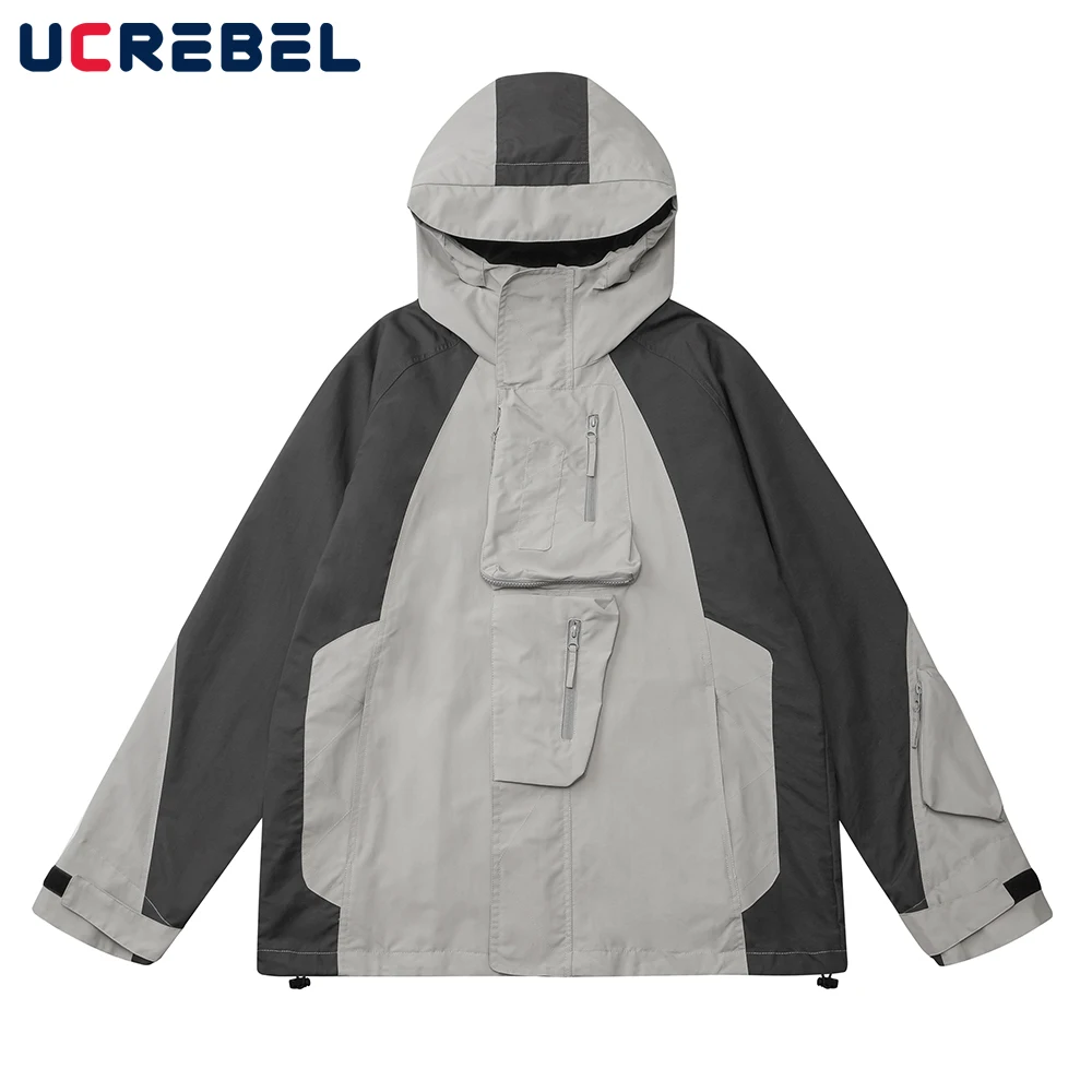 Contrast Paneled Hooded Jacket Mens Zip Multi-Pocket Long Sleeve Loose Jacket Autumn Winter Streetwear Casual Outerwear Men
Contrast Paneled Hooded Jacket Mens Zip Multi-Pocket Long Sleeve Loose Jacket Autumn Winter Streetwear Casual Outerwear Men