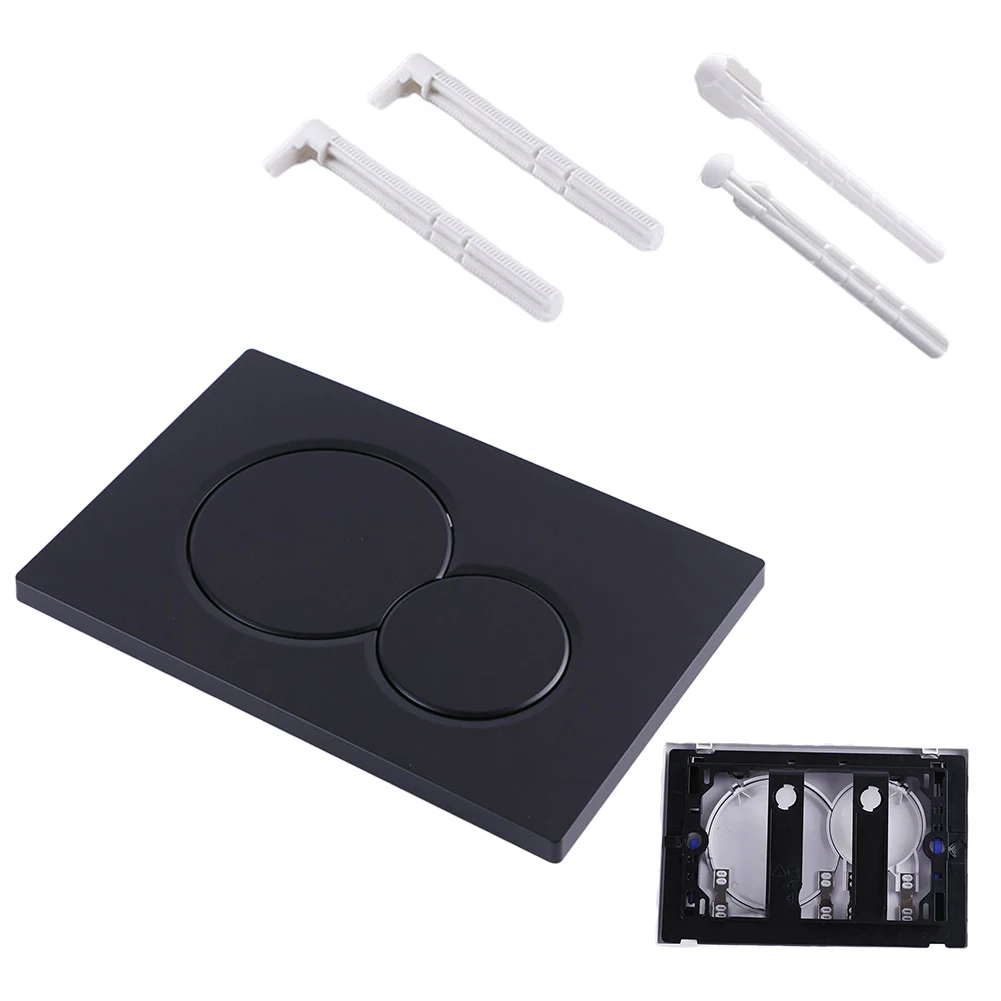 Панель для промывки с двойной тарелкой из АБС-пластика, аксессуары для переключателей, аксессуары для ванной комнаты, пластина с двойным приводом, аксессуары для ванной комнаты