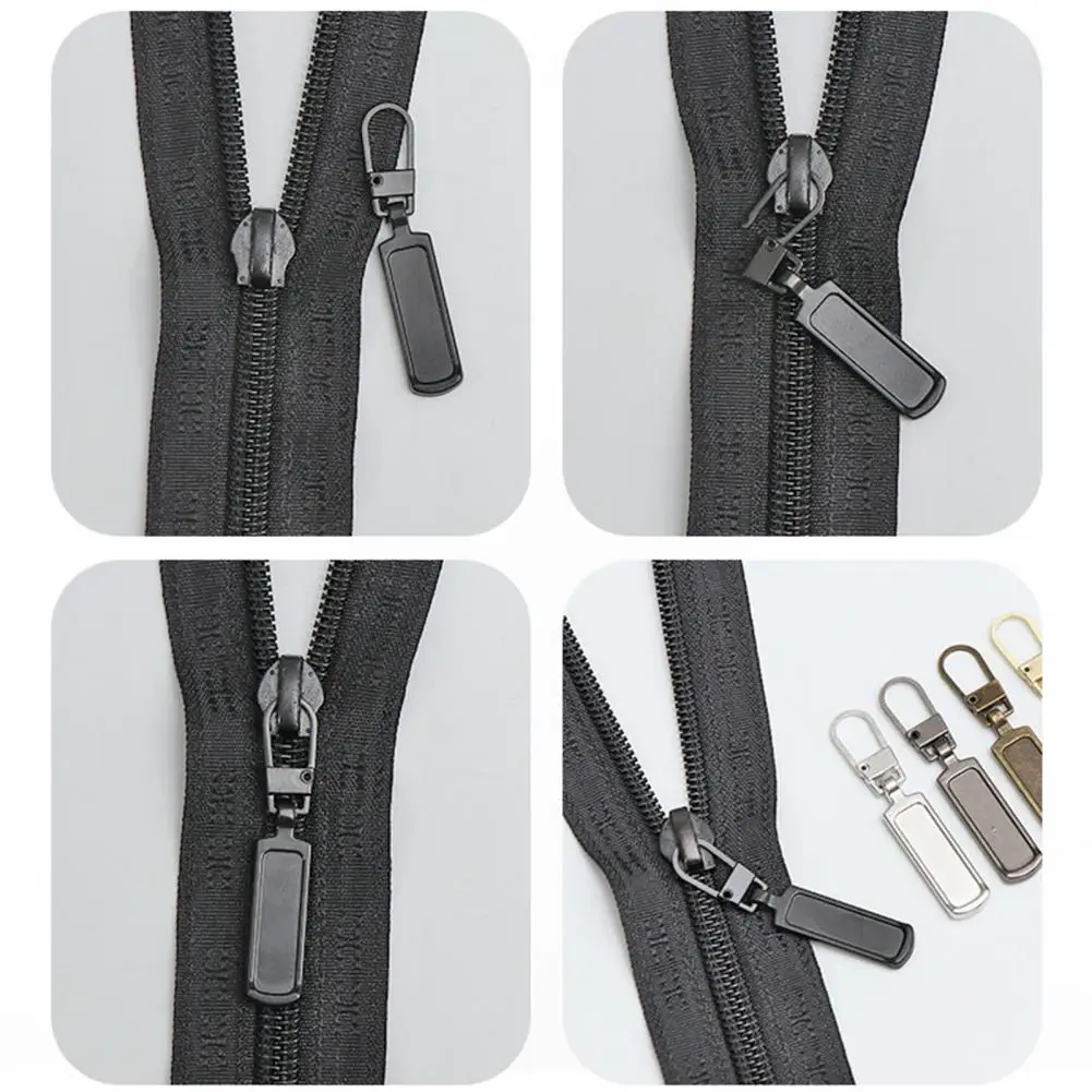 4Pcs Convenient Zipper Slider Non-deformed Detachable Design Zipper Puller Burrs Free Zipper Puller
4Pcs Convenient Zipper Slider Non-deformed Detachable Design Zipper Puller Burrs Free Zipper Puller