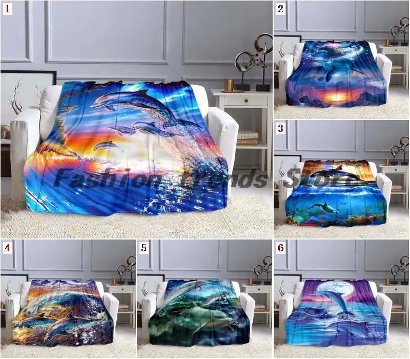 Funny Dolphin Flannel Blanket Cute Animal 3D Printing Blankets for Beds Kids Adult Quilt Home Decorative Party Throw Blanket
Funny Dolphin Flannel Blanket Cute Animal 3D Printing Blankets for Beds Kids Adult Quilt Home Decorative Party Throw Blanket