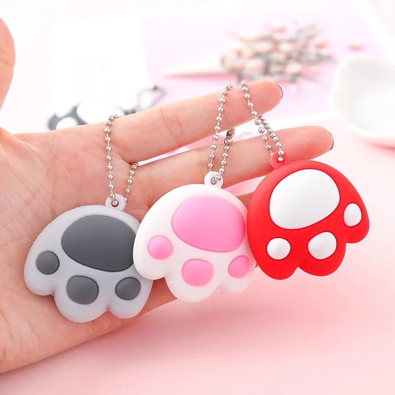Cat Claw Pendant Keychain Women Lovely Fortune Paw with Bell Keyring Bag Key Accessory Gifts for Girls Kid New
Cat Claw Pendant Keychain Women Lovely Fortune Paw with Bell Keyring Bag Key Accessory Gifts for Girls Kid New