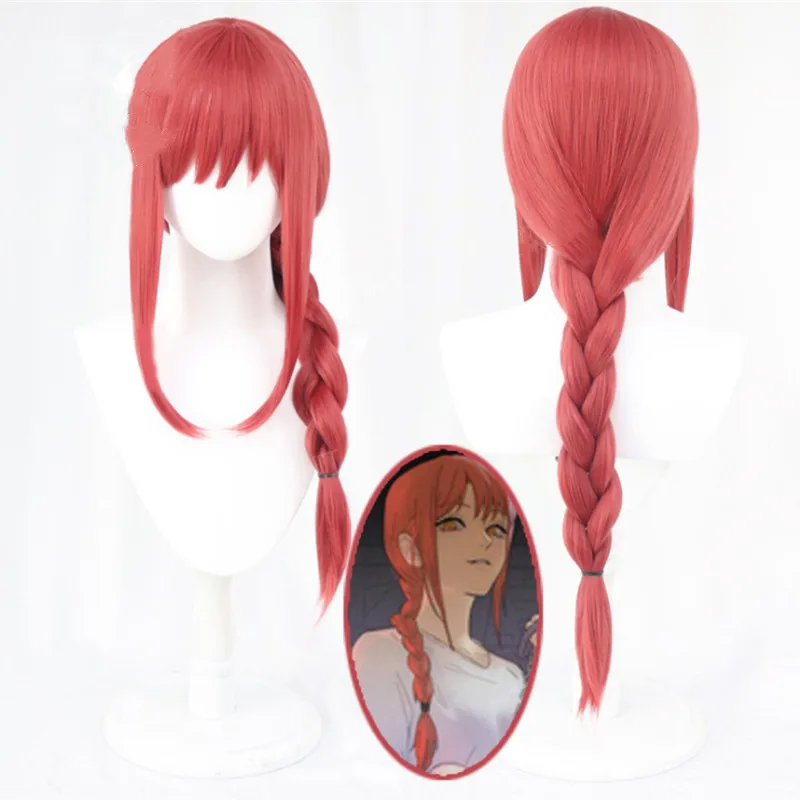 Anime Chainsaw Man Wig Makima Long Rose Red Hair Cosplay Wig Role Play Halloween Hair Synthetic 75cm Anime Accessories
Anime Chainsaw Man Wig Makima Long Rose Red Hair Cosplay Wig Role Play Halloween Hair Synthetic 75cm Anime Accessories