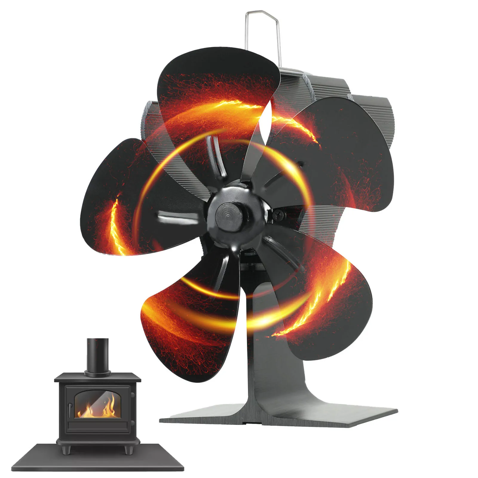 Stove Cooler Fireplace Fan Home For Fireplace Quiet Operation Thermoelectric Module Unpowered 5 Blade Fireplaces
Stove Cooler Fireplace Fan Home For Fireplace Quiet Operation Thermoelectric Module Unpowered 5 Blade Fireplaces