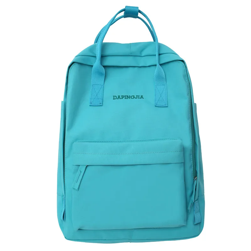 

Preppy Style Casual Backpacks Female Travel 2022 New Schoolbag Women For Teenage Girls College Long Handle Unisex Nylon Student