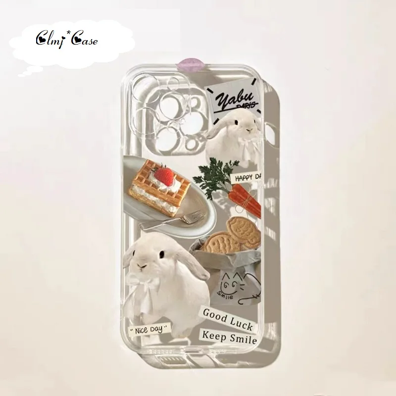 Clmj Cartoon Cute Rabbit Phone Case For iPhone 13 11 12 Mini 14 Pro X XR XS Max Se 2020 7 8 Plus Soft Silicone Protective Cover 
Clmj Cartoon Cute Rabbit Phone Case For iPhone 13 11 12 Mini 14 Pro X XR XS Max Se 2020 7 8 Plus Soft Silicone Protective Cover