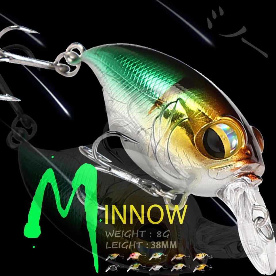 WALK FISH 38MM 8G Minnow Fishing Lures Wobbler Fishing Crankbait Artificial Hrad Bait Pike Bass Ice Fishing Tackle Accessories
WALK FISH 38MM 8G Minnow Fishing Lures Wobbler Fishing Crankbait Artificial Hrad Bait Pike Bass Ice Fishing Tackle Accessories
