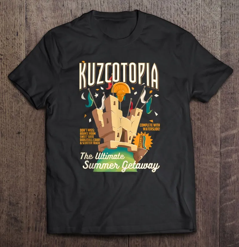 The Emperors New Groove Kuzcotopia Poster T Shirt Men's T-Shirt Plus Size Anime T-Shirt Sport Women Shirt Sport T Shirt Man
The Emperors New Groove Kuzcotopia Poster T Shirt Men's T-Shirt Plus Size Anime T-Shirt Sport Women Shirt Sport T Shirt Man