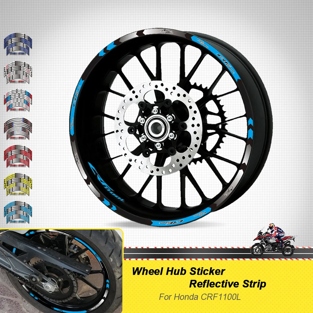 Motorcycle Accessories Wheels Sticker Rim Tire Decorative Decals Reflective Stripe Set For HONDA CRF 1100L Africa Twin crf1100l
Motorcycle Accessories Wheels Sticker Rim Tire Decorative Decals Reflective Stripe Set For HONDA CRF 1100L Africa Twin crf1100l