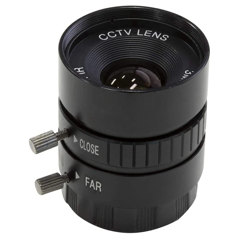 CS-Mount Lens For Raspberry Pi HQ Camera, 12Mm Focal Length With Manual Focus And Adjustable Aperture
CS-Mount Lens For Raspberry Pi HQ Camera, 12Mm Focal Length With Manual Focus And Adjustable Aperture