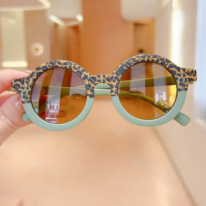 Children Boy Girl Cute Leopard Double Color Cartoon Shape Round Sunglasses Kids Vintage Sunglasses UV400 Protection Classic
Children Boy Girl Cute Leopard Double Color Cartoon Shape Round Sunglasses Kids Vintage Sunglasses UV400 Protection Classic