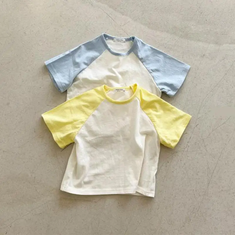 2022 Summer New Baby Cotton Short Sleeve T Shirt Boy Girl Splice Color T Shirt Comfortable Infant Toddler Tee Baby Clothes
2022 Summer New Baby Cotton Short Sleeve T Shirt Boy Girl Splice Color T Shirt Comfortable Infant Toddler Tee Baby Clothes
