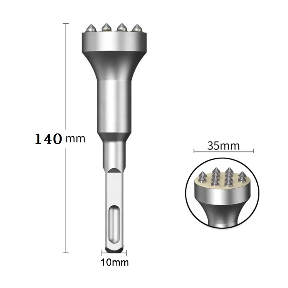 Drill Bit Electric Hammer For Slate Surfaces Hard Replacement Round Round Chisel 1 Pc 12T 45cr Steel+hard Alloy
Drill Bit Electric Hammer For Slate Surfaces Hard Replacement Round Round Chisel 1 Pc 12T 45cr Steel+hard Alloy
