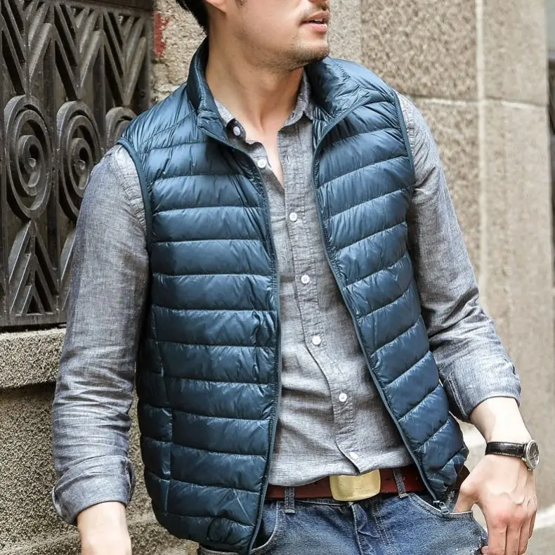 2022 New Top Selling Zipper Big Size New Arrival 7 Colors Male White Duck Down Vest Ultralight Sleeveless Puffer Plus Size Q13
2022 New Top Selling Zipper Big Size New Arrival 7 Colors Male White Duck Down Vest Ultralight Sleeveless Puffer Plus Size Q13