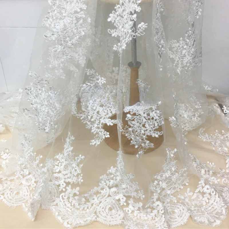 Lace Fabric Embroidery for Wedding Clothing Coat Tablecloth Curtain Decoration Cloth Apparel Diy Sewing Material
Lace Fabric Embroidery for Wedding Clothing Coat Tablecloth Curtain Decoration Cloth Apparel Diy Sewing Material