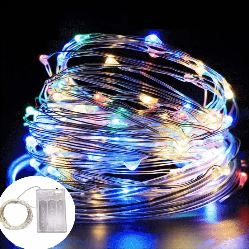Copper Wire LED String Lights Holiday Light Party Christmas Decorations for Home Fairy Garland Garden Decor Outdoor Waterproof
Copper Wire LED String Lights Holiday Light Party Christmas Decorations for Home Fairy Garland Garden Decor Outdoor Waterproof