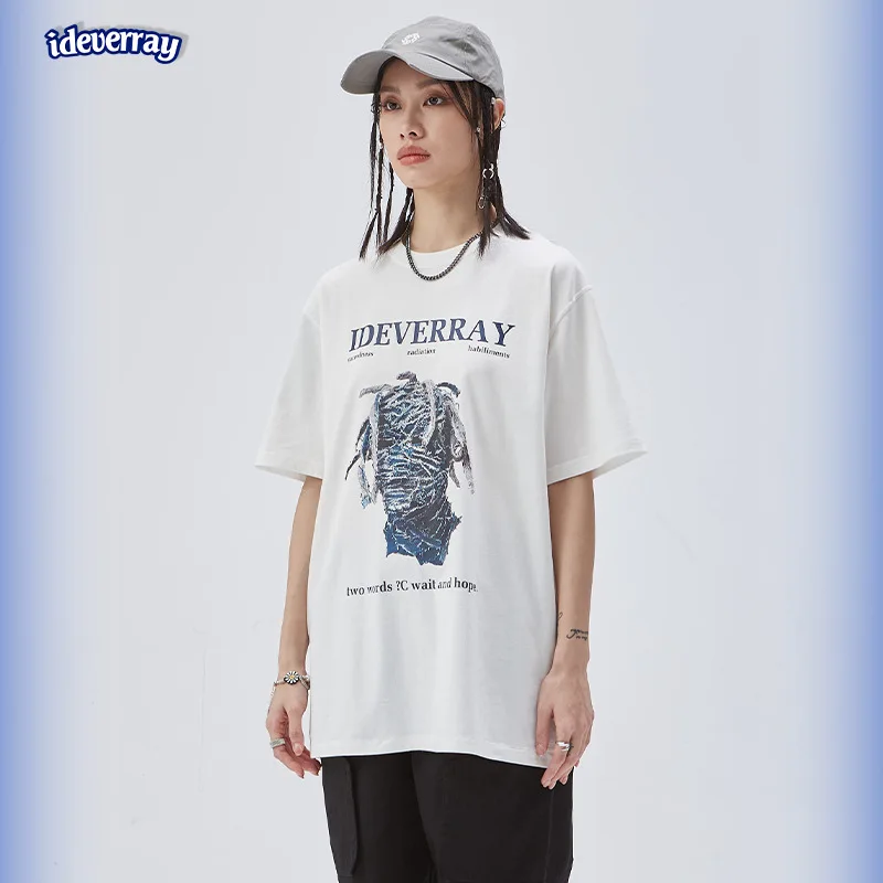 KAZUE-Summer men's and women's couple t-shirt cotton printed t-shirt retro old short-sleeved tide
KAZUE-Summer men's and women's couple t-shirt cotton printed t-shirt retro old short-sleeved tide